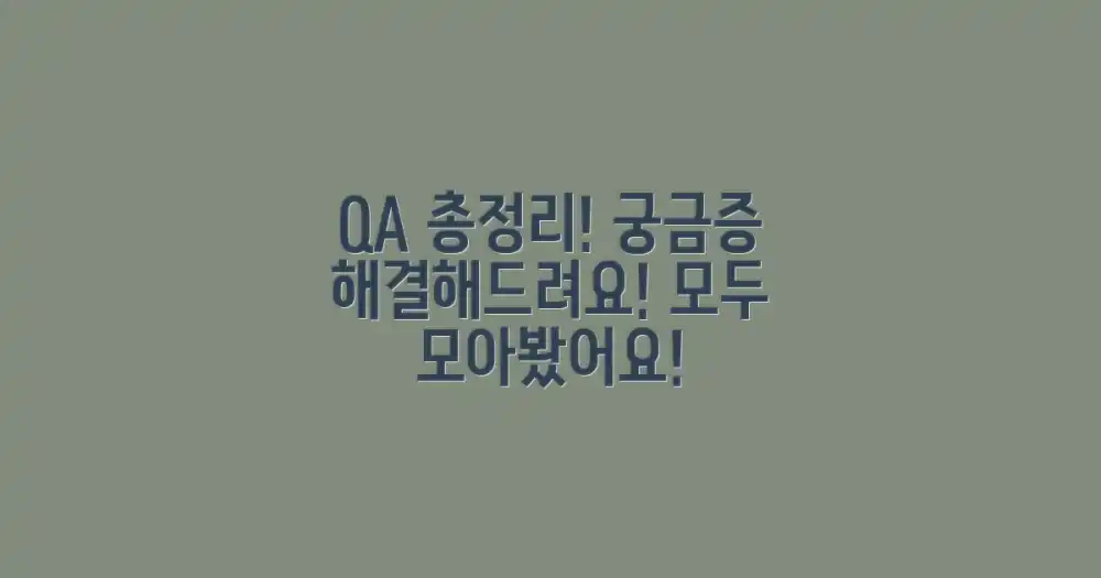 자주 묻는 질문