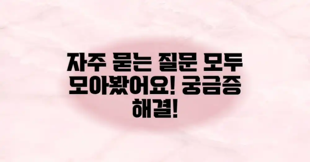 자주 묻는 질문