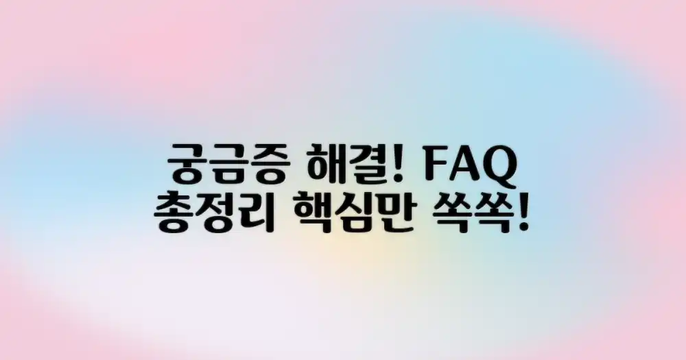 자주 묻는 질문